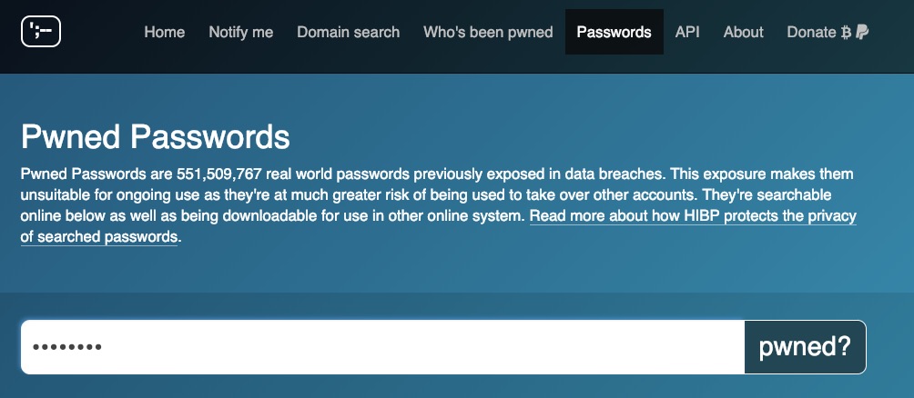 haveibeenpwned keeweb