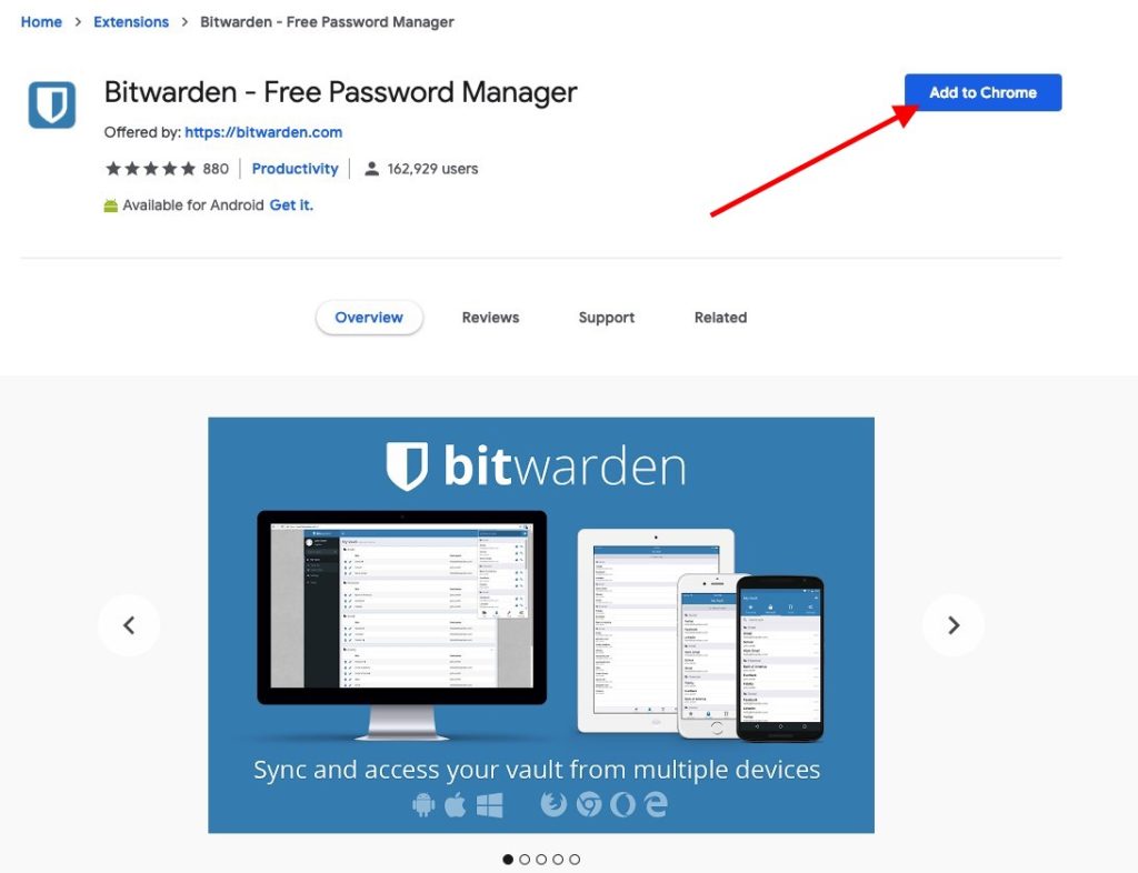 bitwarden plugin chrome