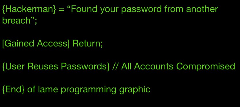 You got hacked because you reuse passwords