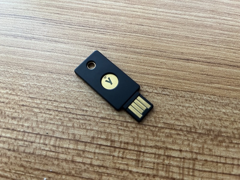 Black Yubikey 5 USB-A
